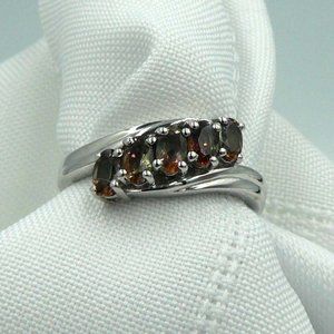 Sz 10 Genuine Jenipapo Andalusite Ring NWOT